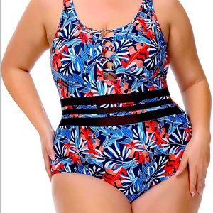 One piece size 22W bathing suit